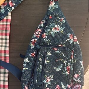 Vera Bradley Blue Floral Crossbody Bag